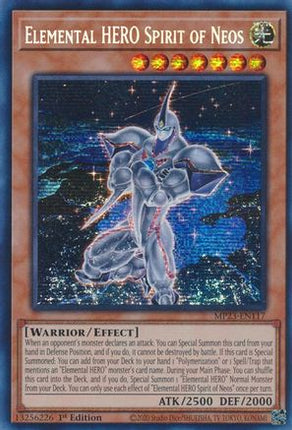 Elemental HERO Spirit of Neos (Prismatic Secret Rare) [MP23-EN117] 1st Edition