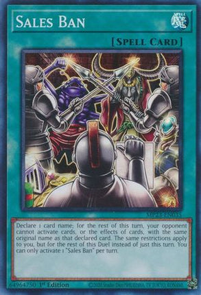 Sales Ban (Super Rare) [MP23-EN035] 1st Edition