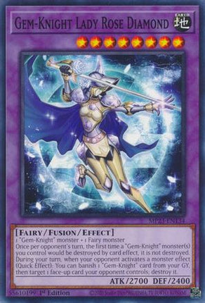 Gem-Knight Lady Rose Diamond (Common / Short Print) [MP23-EN134] 1st Edition