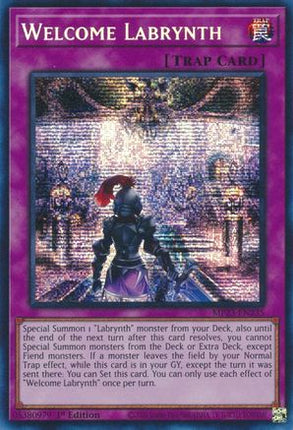 Welcome Labrynth (Prismatic Secret Rare) [MP23-EN235] 1st Edition