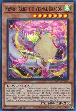 Nowru Aries the Vernal Dragon (Super Rare) [MP23-EN054] 1st Edition