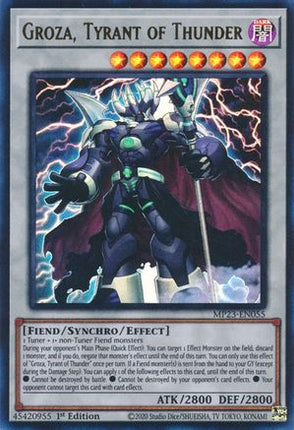 Groza, Tyrant of Thunder (Ultra Rare) [MP23-EN055] 1st Edition