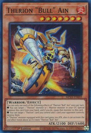 Therion "Bull" Ain (Super Rare) [MP23-EN059] 1st Edition