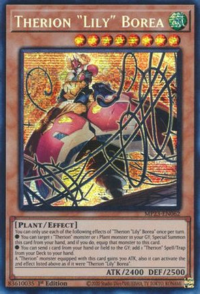 Therion "Lily" Borea (Prismatic Secret Rare) [MP23-EN062] 1st Edition