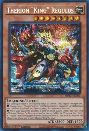 Therion "King" Regulus (Prismatic Secret Rare) [MP23-EN063] 1st Edition