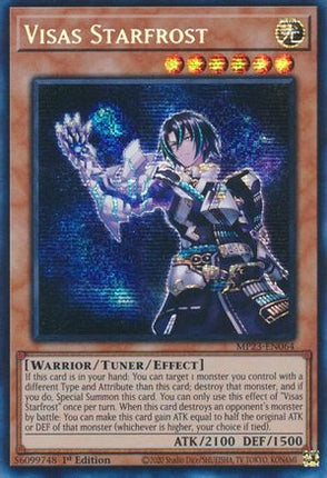 Visas Starfrost (Prismatic Secret Rare) [MP23-EN064] 1st Edition