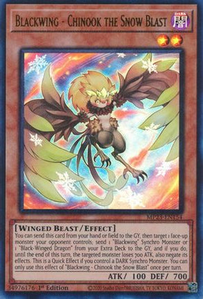Blackwing - Chinook the Snow Blast (Ultra Rare) [MP23-EN154] 1st Edition