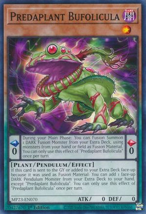 Predaplant Bufolicula (Common / Short Print) [MP23-EN070] 1st Edition