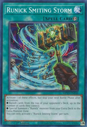 Runick Smiting Storm (Common / Short Print) [MP23-EN248] 1st Edition