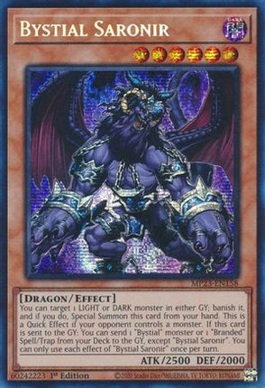 Bystial Saronir (Prismatic Secret Rare) [MP23-EN158] 1st Edition