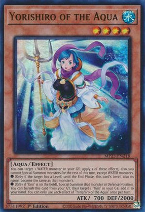 Yorishiro of the Aqua (Ultra Rare) [MP23-EN218] 1st Edition