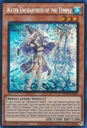 Water Enchantress of the Temple (Prismatic Secret Rare) [MP23-EN265] 1st Edition