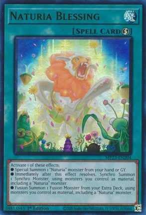 Naturia Blessing (Ultra Rare) [MP23-EN204] 1st Edition