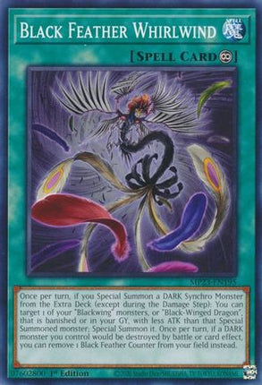 Black Feather Whirlwind (Common / Short Print) [MP23-EN195] 1st Edition