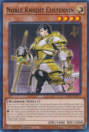 Noble Knight Custennin (Common / Short Print) [MP23-EN275] 1st Edition