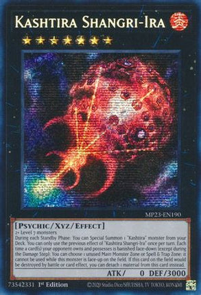 Kashtira Shangri-Ira (Prismatic Secret Rare) [MP23-EN190] 1st Edition