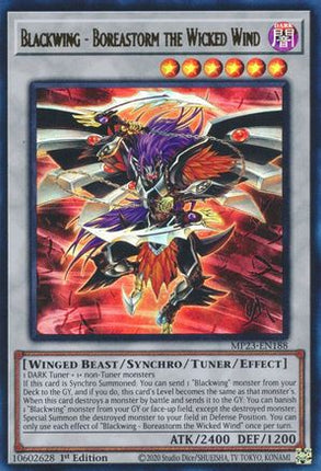 Blackwing - Boreastorm the Wicked Wind (Ultra Rare) [MP23-EN188] 1st Edition