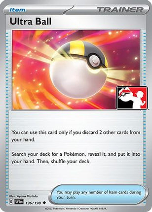 Ultra Ball 196/198 - Prize Pack Series Cards