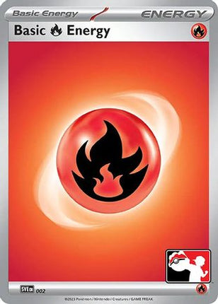Basic Fire Energy 002- Prize Pack Series Cards Holofoil
