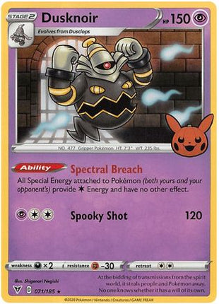 Dusknoir 071- Trick or Trade BOOster Bundle 2023 Holofoil