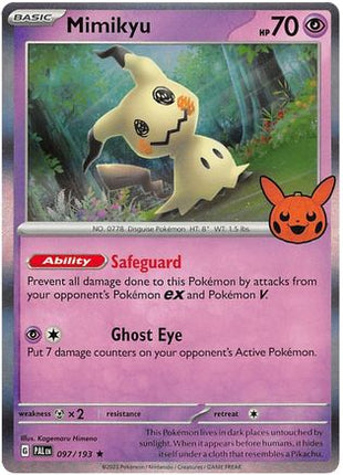 Mimikyu 097- Trick or Trade BOOster Bundle 2023 Holofoil