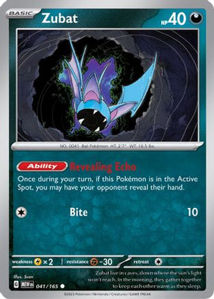 Zubat - 41/null [SV: Scarlet & Violet 151] Reverse Holofoil