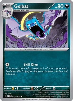 Golbat - 42/null [SV: Scarlet & Violet 151] Reverse Holofoil