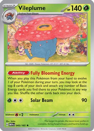 Vileplume - 45/null [SV: Scarlet & Violet 151] Holofoil