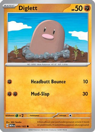 Diglett - 50/null [SV: Scarlet & Violet 151] Reverse Holofoil