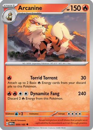 Arcanine - 59/null [SV: Scarlet & Violet 151]