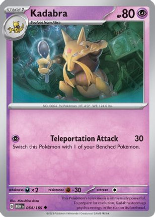 Kadabra - 64/null [SV: Scarlet & Violet 151] Reverse Holofoil