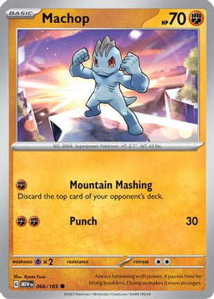 Machop - 66/null [SV: Scarlet & Violet 151] Reverse Holofoil