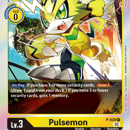 Pulsemon [P-028] (Resurgence Booster Reprint) [Promotional Cards]