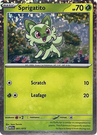 Sprigatito - 1/null [McDonald's Promos 2023] Holofoil