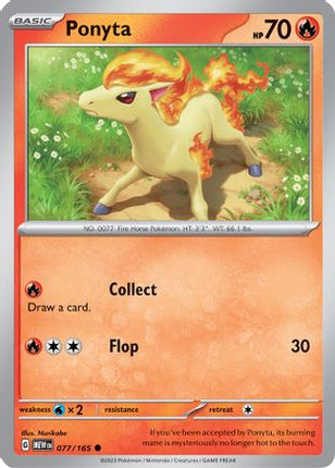 Ponyta - 77/null [SV: Scarlet & Violet 151] Reverse Holofoil
