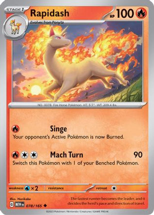 Rapidash - 78/null [SV: Scarlet & Violet 151]