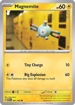 Magnemite - 81/null [SV: Scarlet & Violet 151] Reverse Holofoil