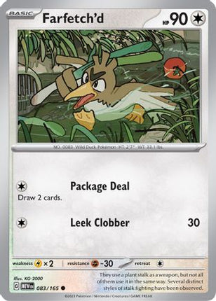 Farfetch'd - 83/null [SV: Scarlet & Violet 151]