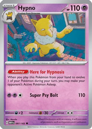 Hypno - 97/null [SV: Scarlet & Violet 151]