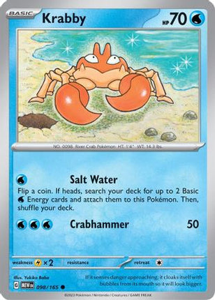 Krabby - 98/null [SV: Scarlet & Violet 151]
