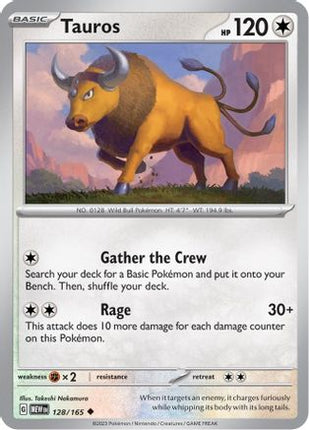 Tauros - 128/null [SV: Scarlet & Violet 151] Reverse Holofoil