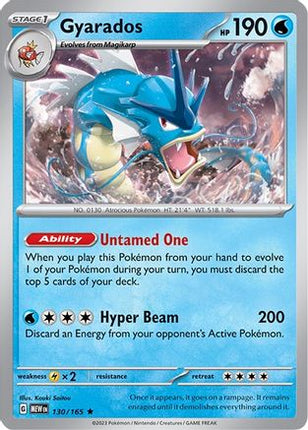 Gyarados - 130/null [SV: Scarlet & Violet 151] Reverse Holofoil