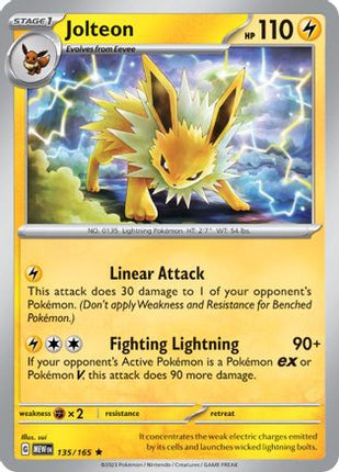 Jolteon - 135/null [SV: Scarlet & Violet 151] Reverse Holofoil