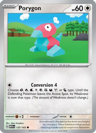 Porygon - 137/null [SV: Scarlet & Violet 151]