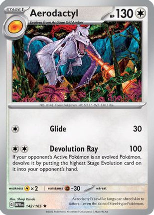 Aerodactyl - 142/null [SV: Scarlet & Violet 151] Reverse Holofoil