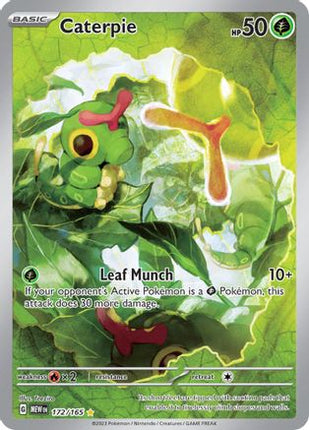 Caterpie - 172/165 [SV: Scarlet & Violet 151] Holofoil