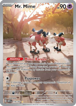 Mr. Mime - 179/165 [SV: Scarlet & Violet 151] Holofoil