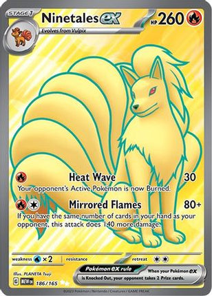 Ninetales ex - 186/165 [SV: Scarlet & Violet 151] Holofoil
