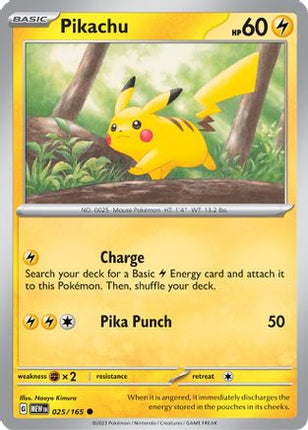 Pikachu - 025/165 [SV: Scarlet & Violet 151]