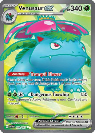 Venusaur ex - 182/165 [SV: Scarlet & Violet 151] Holofoil